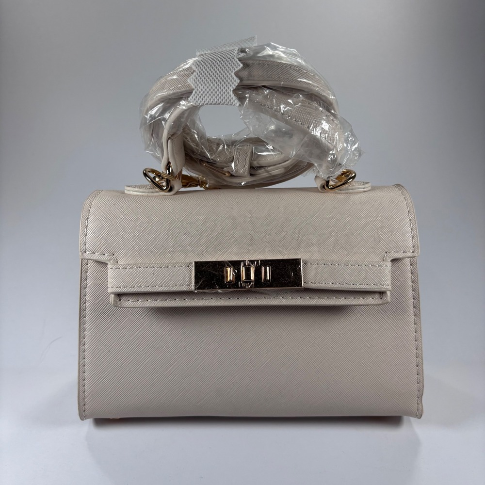 Elegant Cream Crossbody Bag